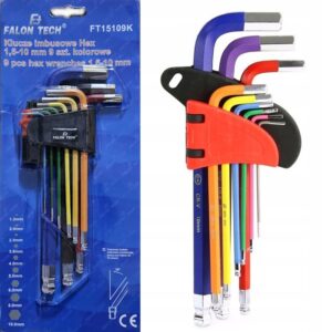 Cheie hexagonale 1,5-10,0mm (set 9buc) FT15109K