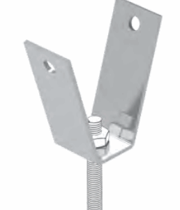 Suspensie trapezoidala pentru montare pe tavan (gaura  Ø11) MTK