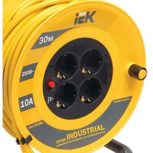 Mosor prelungitor UK30 cu protectie termica 4loc. 2P+PE/30m 3*1,0mm2 "Industrial"