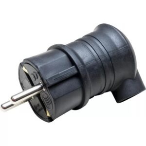 Fisa 2P+E 16A cauciuc unghi