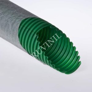 Tub gofrat HDPE pentru drenaj Ø110(93,8)mm cu filtru, RuVinil