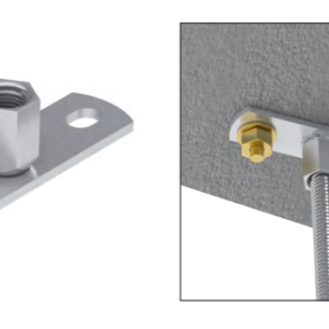 Suport pentru tija filetata pe tavan M8/M10 L:70 H:20 T:2,5