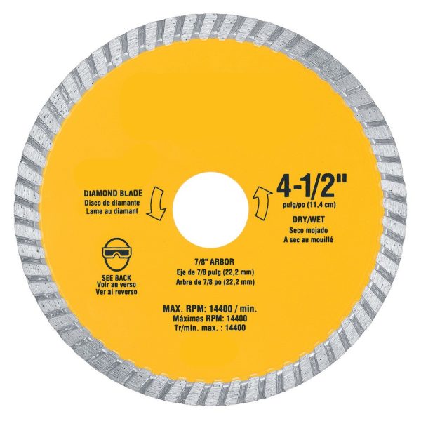 Disc pe beton diamantat turbo 125x22mm YDS Tools