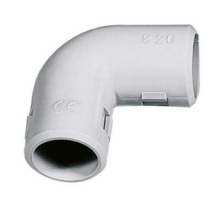 Cot 90° pentru tub/teava Ø20mm  Elettrocanali (100buc/pach.) ECCI20