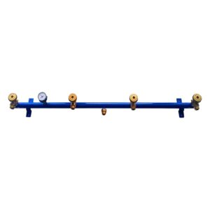 Rampa 4 loc pentru conexiune butelii in serie cu monometru si siguranta Cavagna 5511900022
